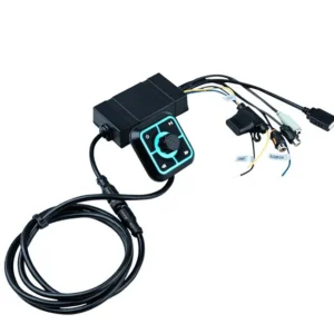 Electronic control unit with various connectors.