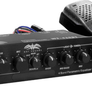 Audio equalizer with microphone, WS-420BT model.