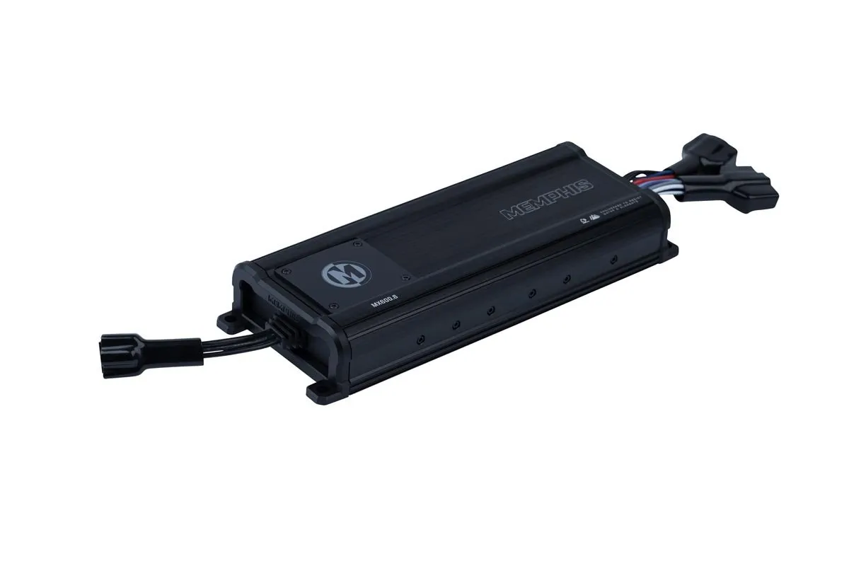 Black electronic device with multiple connectors attached.
