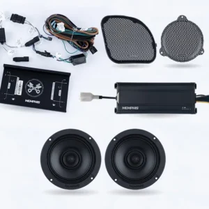 Car audio speaker and wiring installation kit.