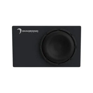 Black Diamond Audio subwoofer on display.