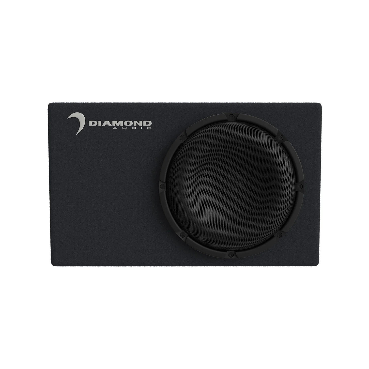 Black Diamond Audio subwoofer on display.
