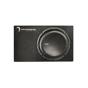 Car subwoofer with Diamond logo.