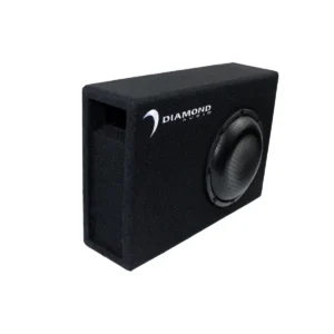 Black Diamond Audio subwoofer in enclosure.