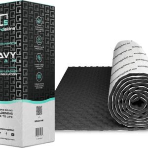 Sound insulation foam roll with packaging box.