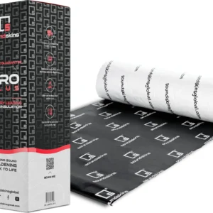 Sound deadening material roll and packaging.